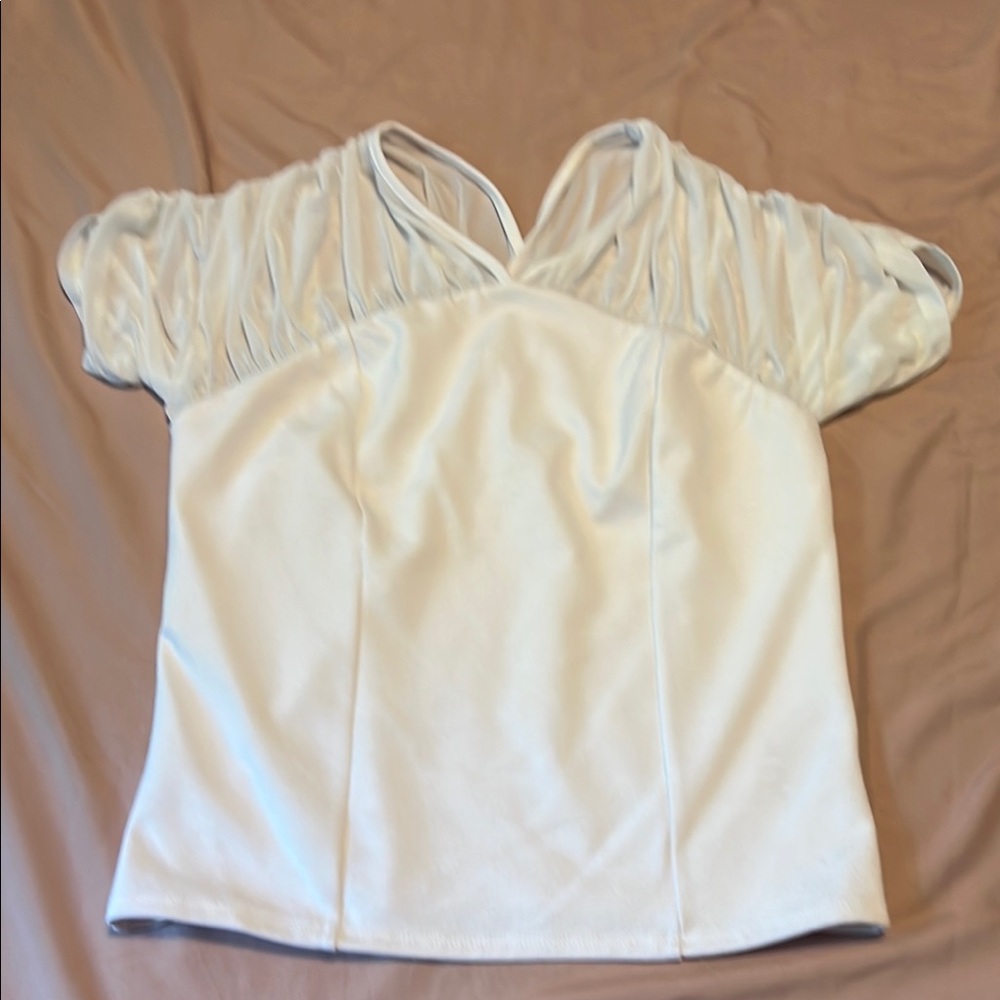 Elegant White Women's Top